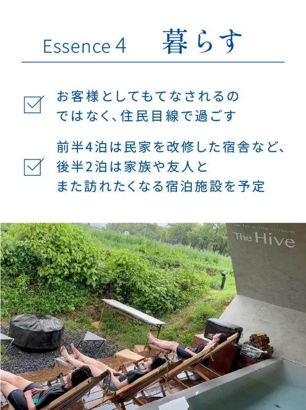 essence4 暮らすについての説明とイメージ画像