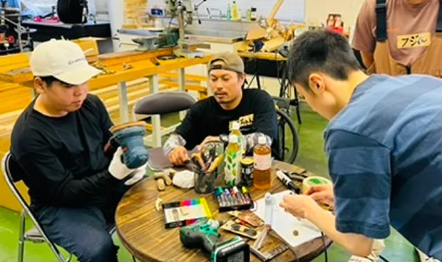 商品制作の様子